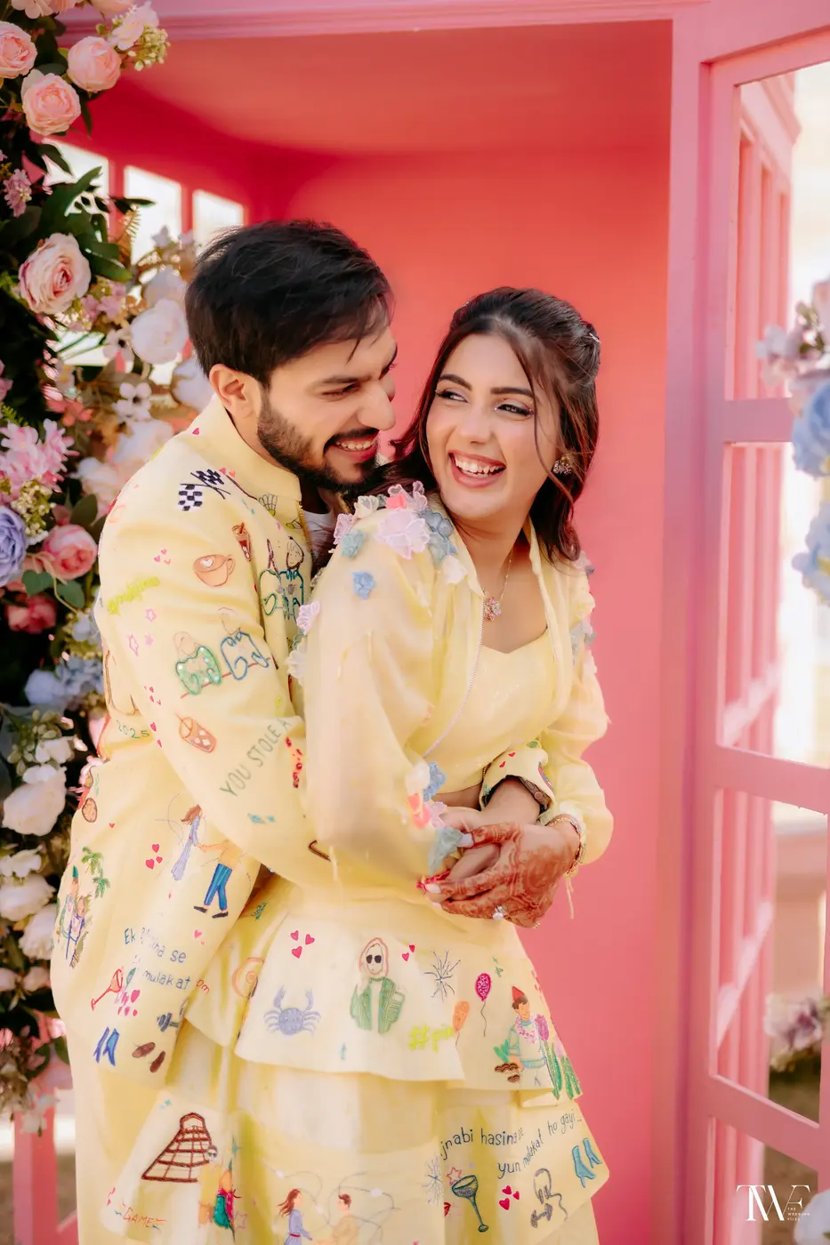 Indian bride on wedding day professionally styled